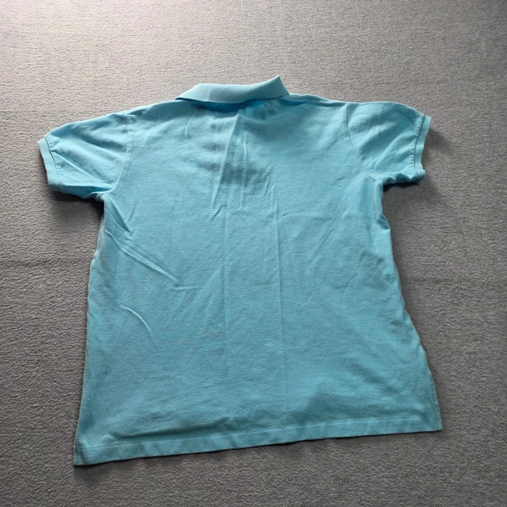 Ralph Lauren Mens Polo Shirt Light Blue Short Sleeve Cotton Pony Logo‎ Size M